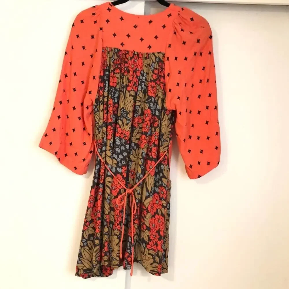Free People Talulla Printed Tunic Dress Size XS